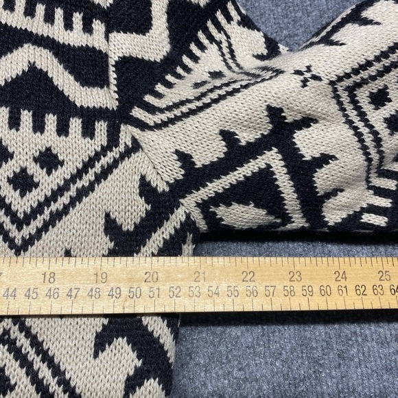 American Stitch Full Zip Sherpa Acrylic Aztec Southwestern Heavyweight Jacket XL - Picture 4 of 7